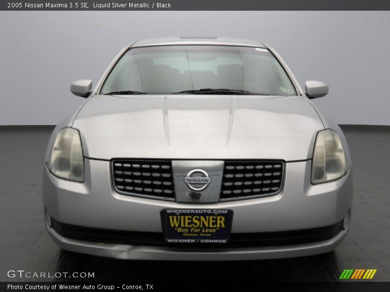 Liquid Silver Metallic / Black 2005 Nissan Maxima 3.5 SE