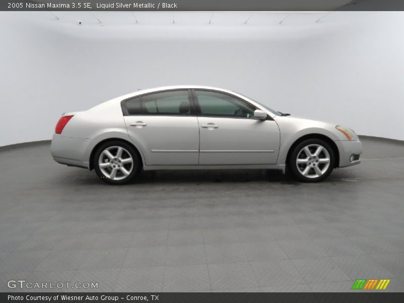 Liquid Silver Metallic / Black 2005 Nissan Maxima 3.5 SE
