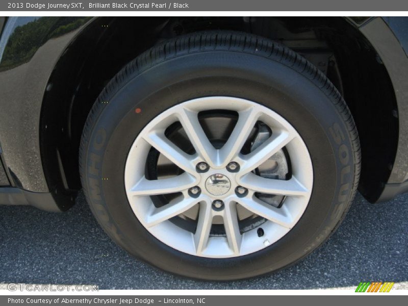 Brilliant Black Crystal Pearl / Black 2013 Dodge Journey SXT