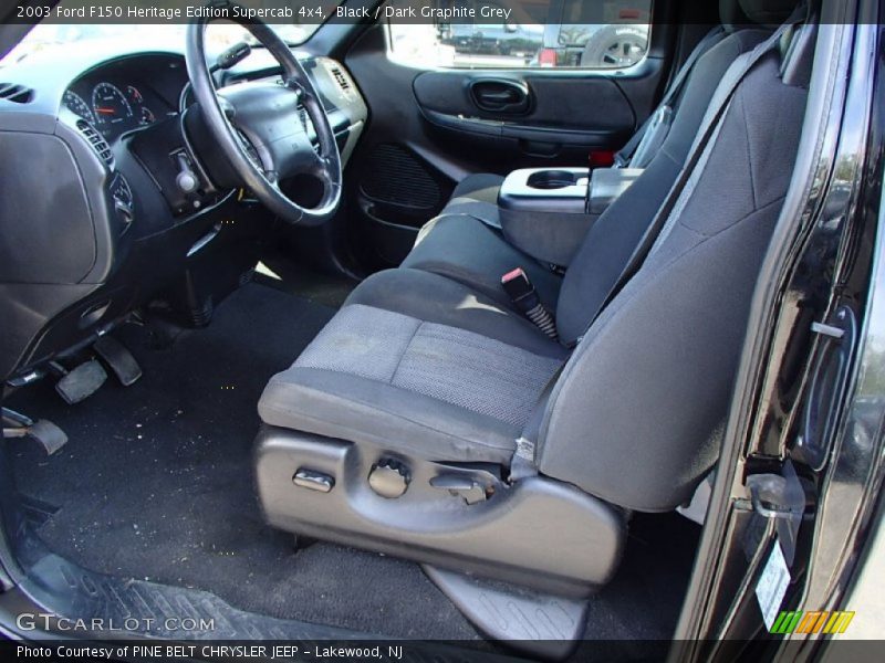  2003 F150 Heritage Edition Supercab 4x4 Dark Graphite Grey Interior