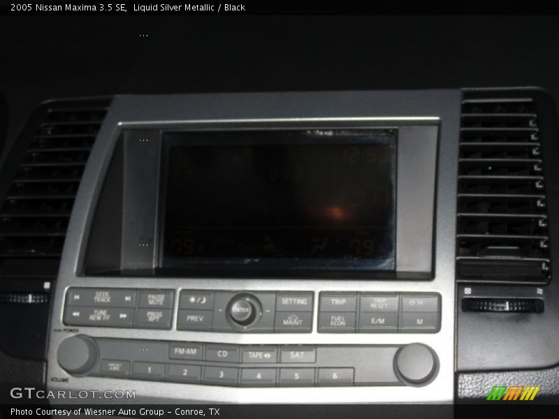 Liquid Silver Metallic / Black 2005 Nissan Maxima 3.5 SE
