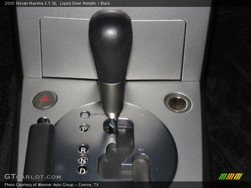Liquid Silver Metallic / Black 2005 Nissan Maxima 3.5 SE