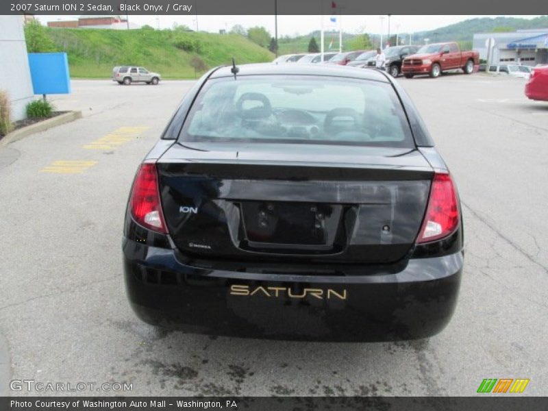 Black Onyx / Gray 2007 Saturn ION 2 Sedan
