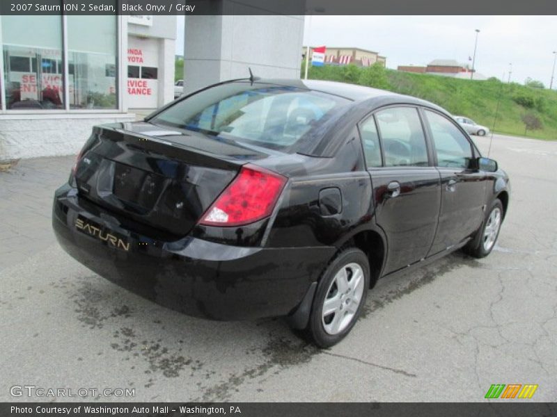 Black Onyx / Gray 2007 Saturn ION 2 Sedan