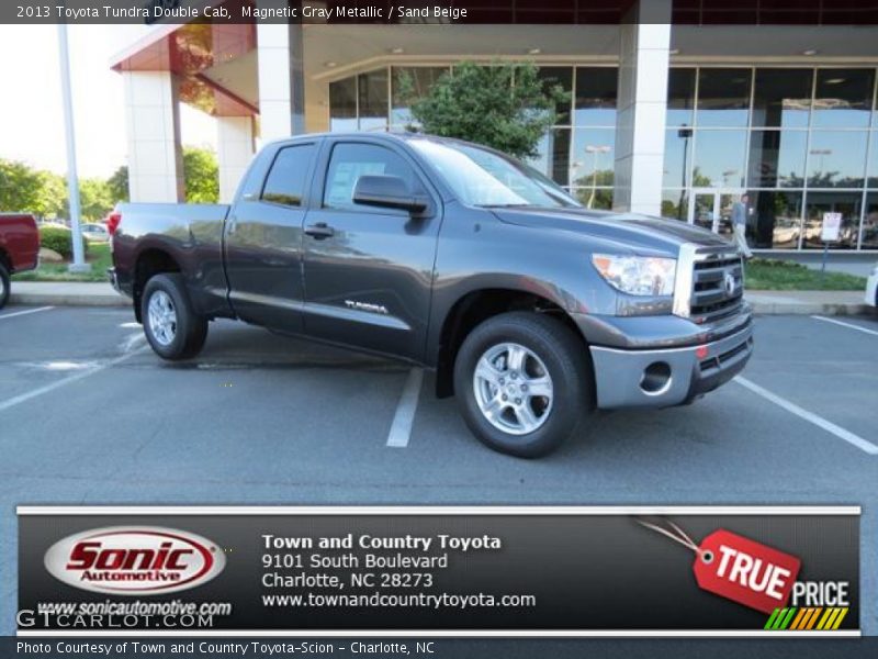 Magnetic Gray Metallic / Sand Beige 2013 Toyota Tundra Double Cab