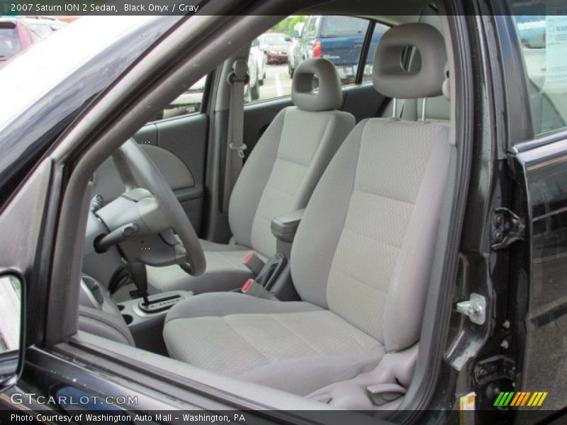 Black Onyx / Gray 2007 Saturn ION 2 Sedan