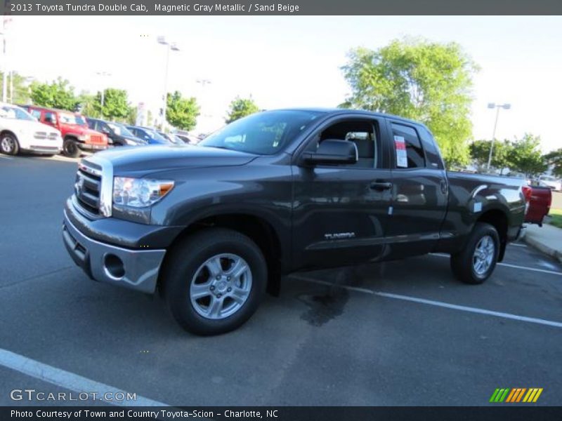 Magnetic Gray Metallic / Sand Beige 2013 Toyota Tundra Double Cab