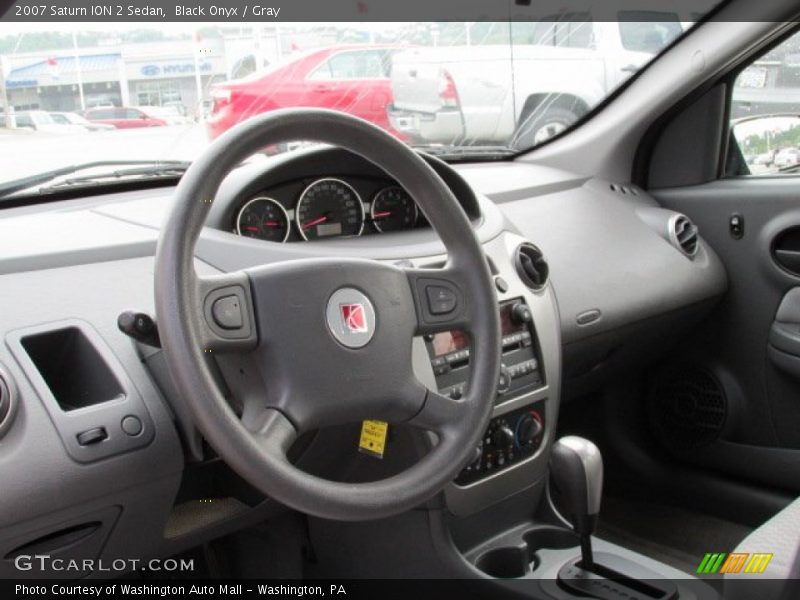 Black Onyx / Gray 2007 Saturn ION 2 Sedan