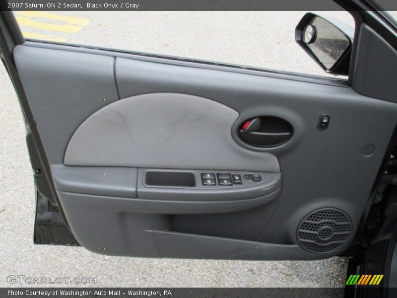 Black Onyx / Gray 2007 Saturn ION 2 Sedan
