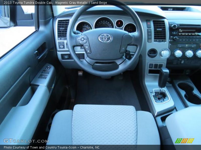 Magnetic Gray Metallic / Sand Beige 2013 Toyota Tundra Double Cab