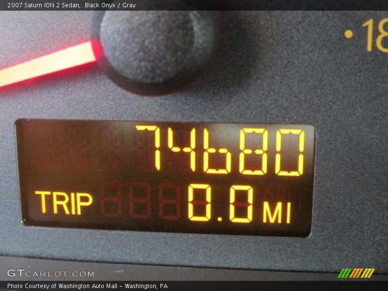 Black Onyx / Gray 2007 Saturn ION 2 Sedan