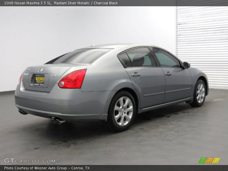 Radiant Silver Metallic / Charcoal Black 2008 Nissan Maxima 3.5 SL