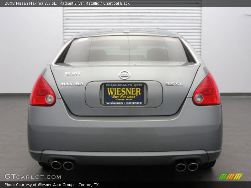 Radiant Silver Metallic / Charcoal Black 2008 Nissan Maxima 3.5 SL