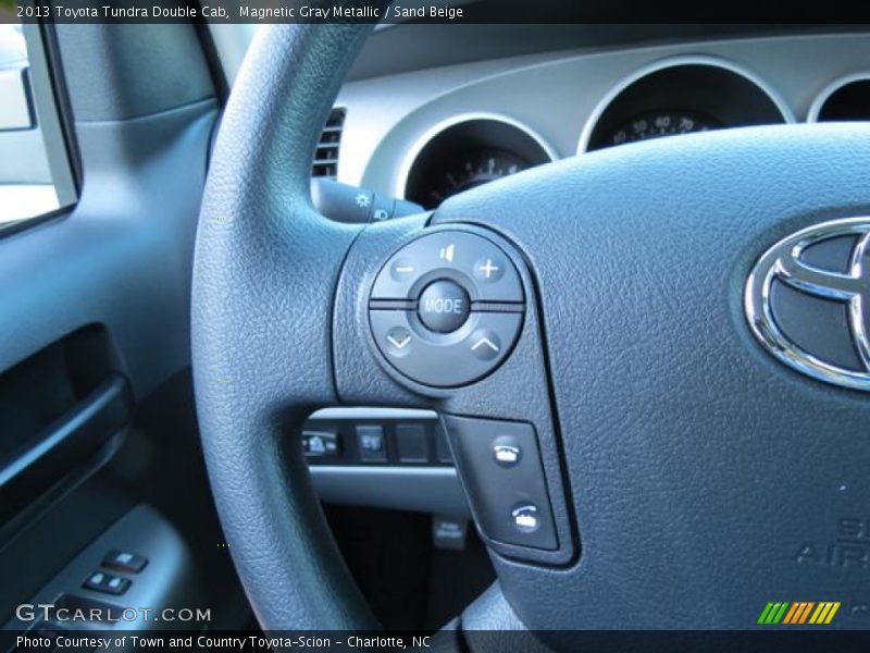 Magnetic Gray Metallic / Sand Beige 2013 Toyota Tundra Double Cab