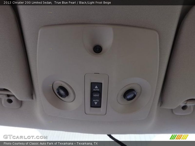 True Blue Pearl / Black/Light Frost Beige 2013 Chrysler 200 Limited Sedan