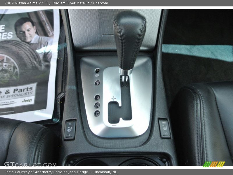 Radiant Silver Metallic / Charcoal 2009 Nissan Altima 2.5 SL