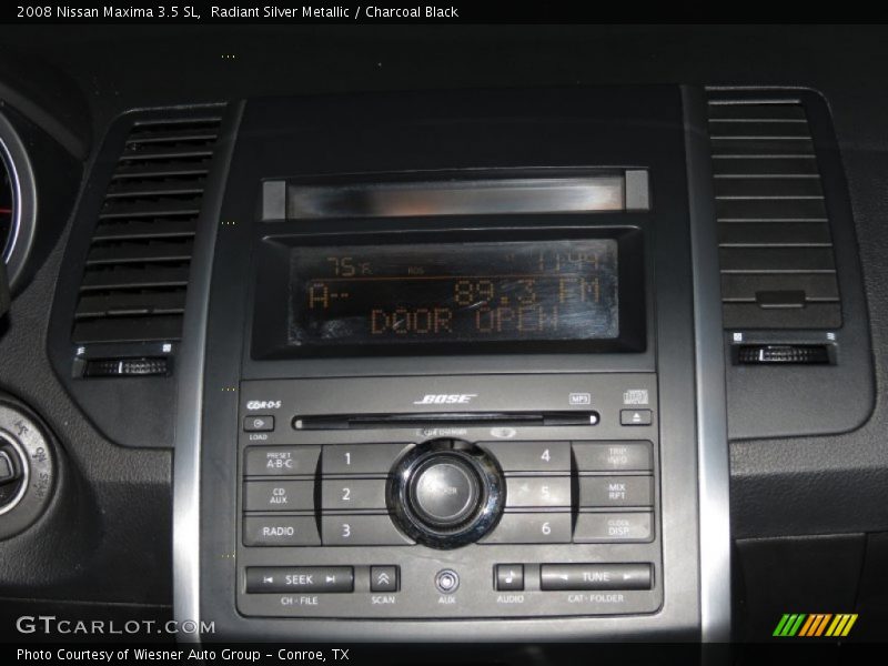 Radiant Silver Metallic / Charcoal Black 2008 Nissan Maxima 3.5 SL