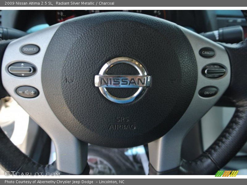 Radiant Silver Metallic / Charcoal 2009 Nissan Altima 2.5 SL