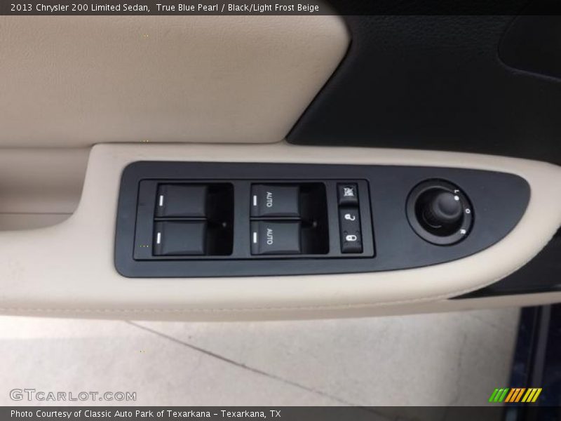 True Blue Pearl / Black/Light Frost Beige 2013 Chrysler 200 Limited Sedan