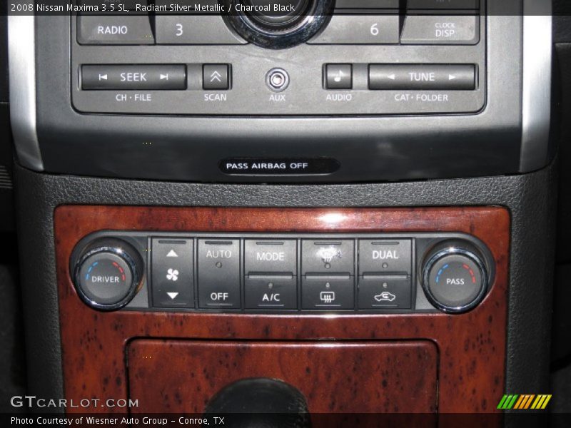 Radiant Silver Metallic / Charcoal Black 2008 Nissan Maxima 3.5 SL