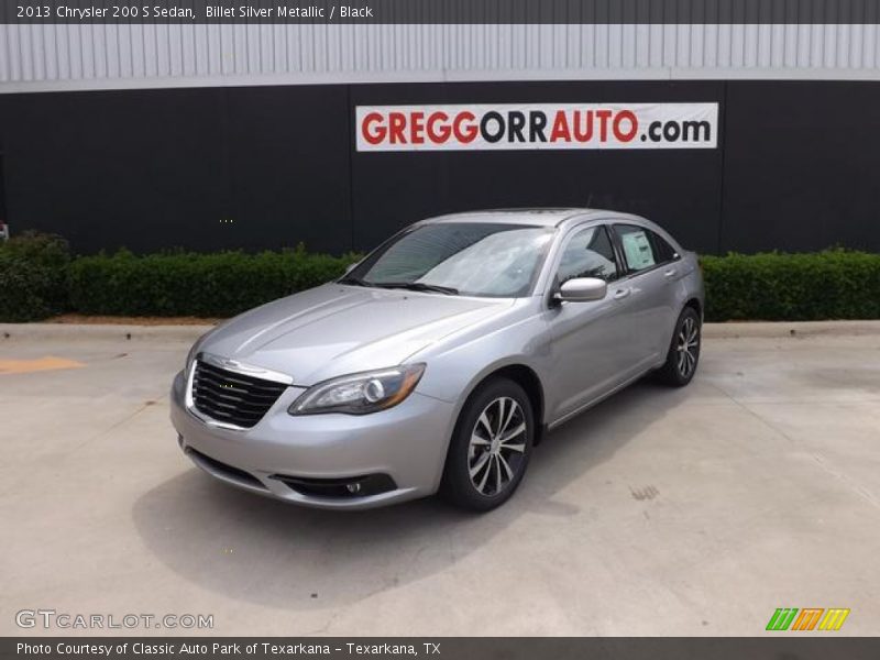 Billet Silver Metallic / Black 2013 Chrysler 200 S Sedan