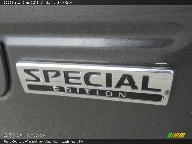 Smoke Metallic / Gray 2006 Nissan Quest 3.5 S