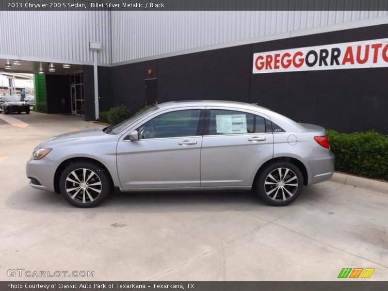 Billet Silver Metallic / Black 2013 Chrysler 200 S Sedan