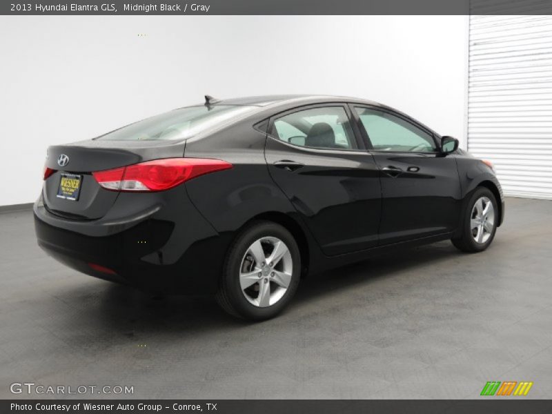 Midnight Black / Gray 2013 Hyundai Elantra GLS