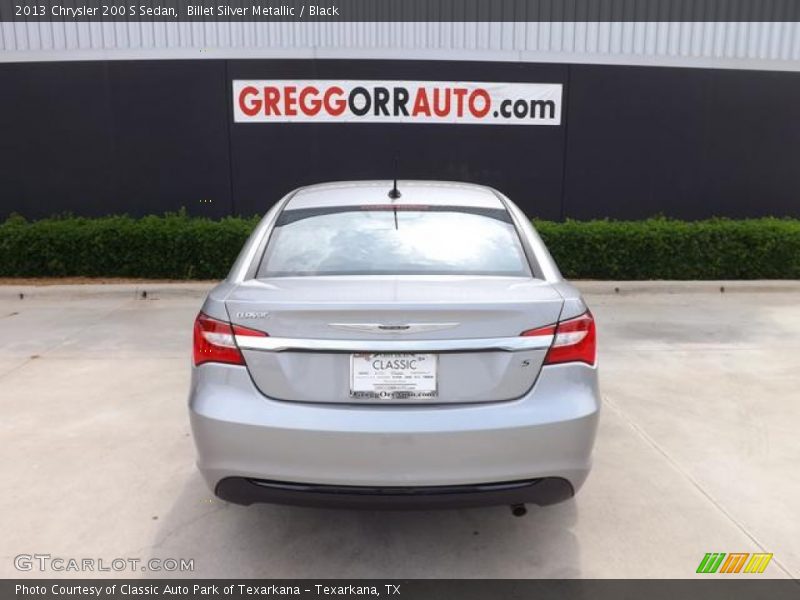 Billet Silver Metallic / Black 2013 Chrysler 200 S Sedan