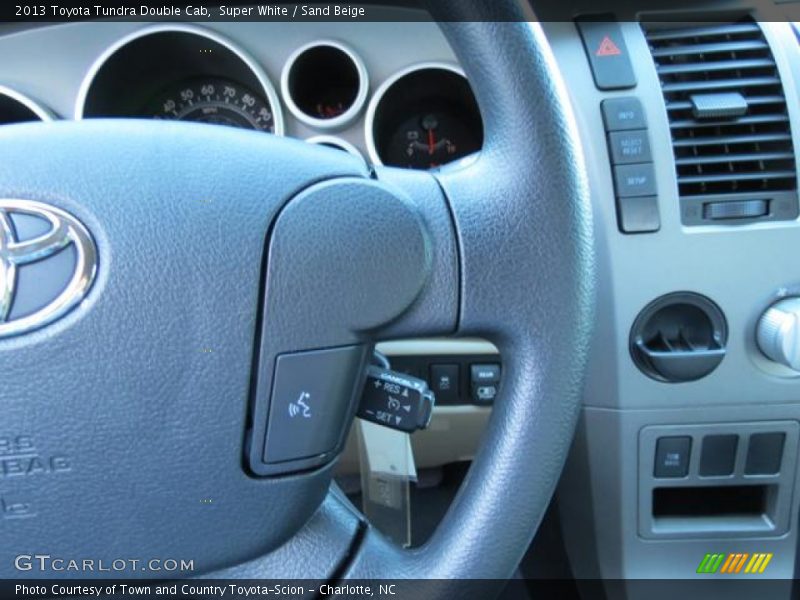 Super White / Sand Beige 2013 Toyota Tundra Double Cab