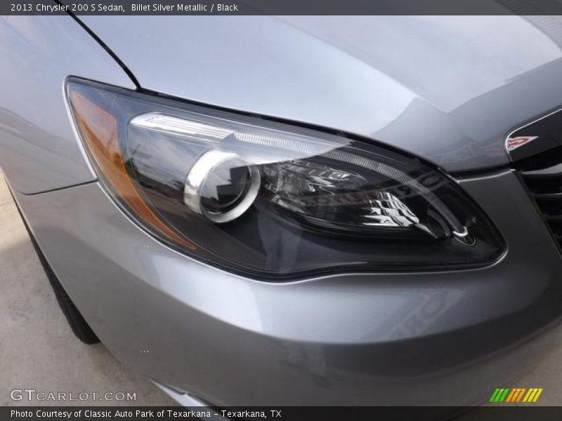 Billet Silver Metallic / Black 2013 Chrysler 200 S Sedan