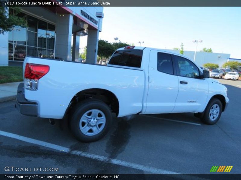 Super White / Sand Beige 2013 Toyota Tundra Double Cab