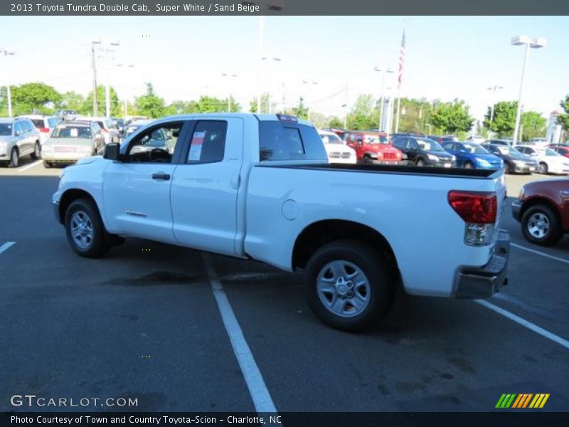 Super White / Sand Beige 2013 Toyota Tundra Double Cab