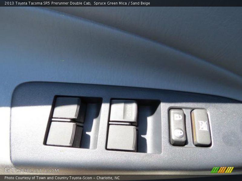 Spruce Green Mica / Sand Beige 2013 Toyota Tacoma SR5 Prerunner Double Cab