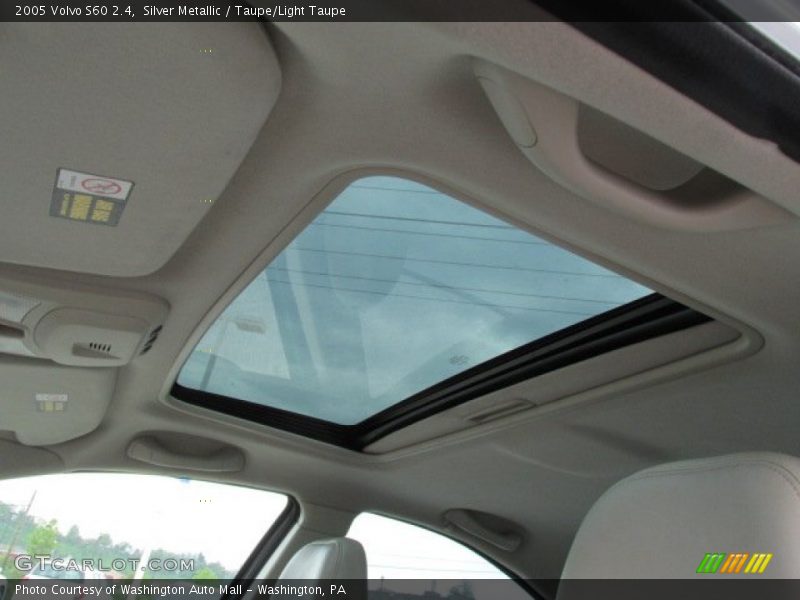 Sunroof of 2005 S60 2.4