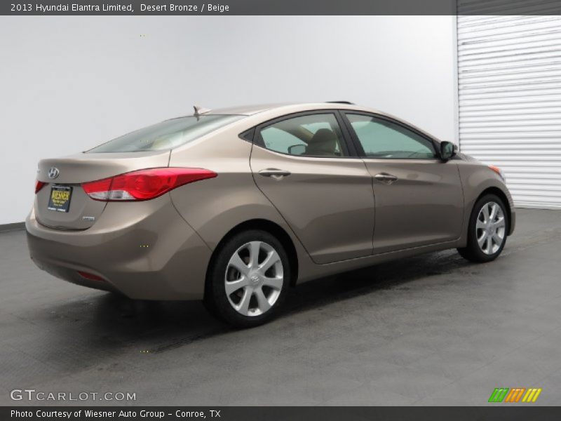Desert Bronze / Beige 2013 Hyundai Elantra Limited