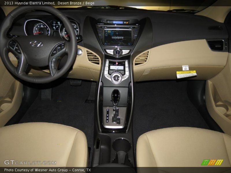 Desert Bronze / Beige 2013 Hyundai Elantra Limited