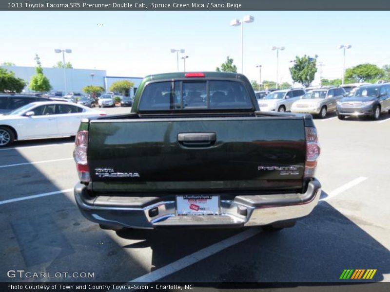 Spruce Green Mica / Sand Beige 2013 Toyota Tacoma SR5 Prerunner Double Cab