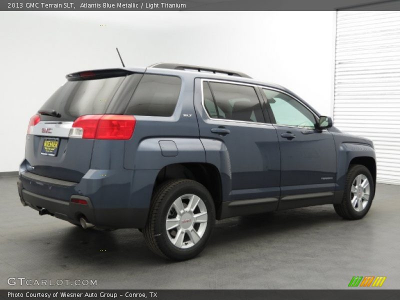 Atlantis Blue Metallic / Light Titanium 2013 GMC Terrain SLT