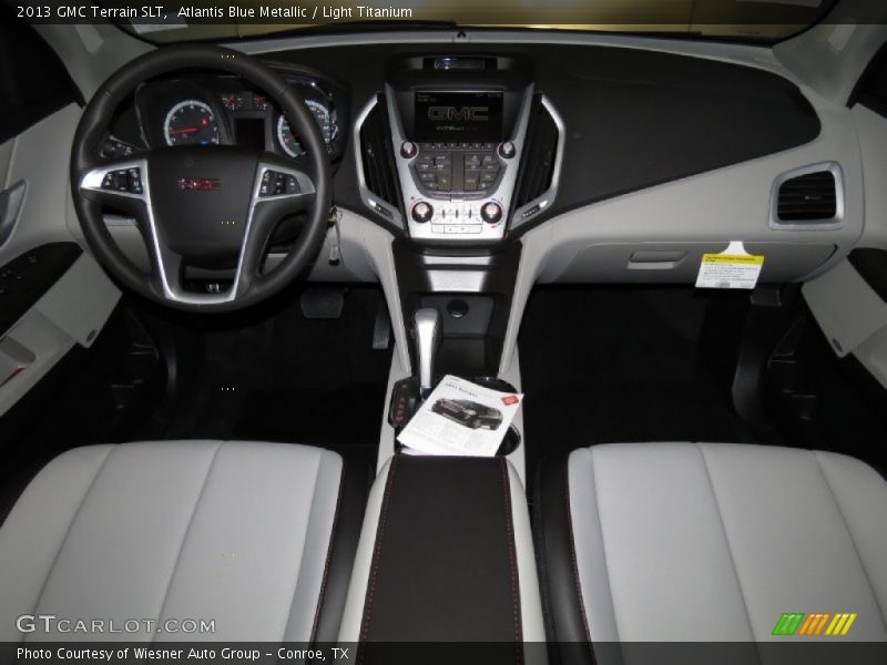 Atlantis Blue Metallic / Light Titanium 2013 GMC Terrain SLT