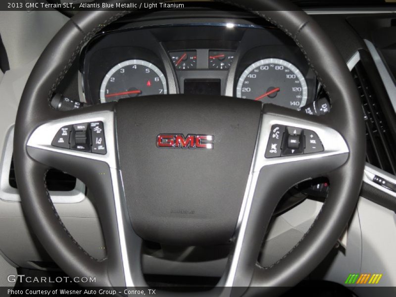 Atlantis Blue Metallic / Light Titanium 2013 GMC Terrain SLT