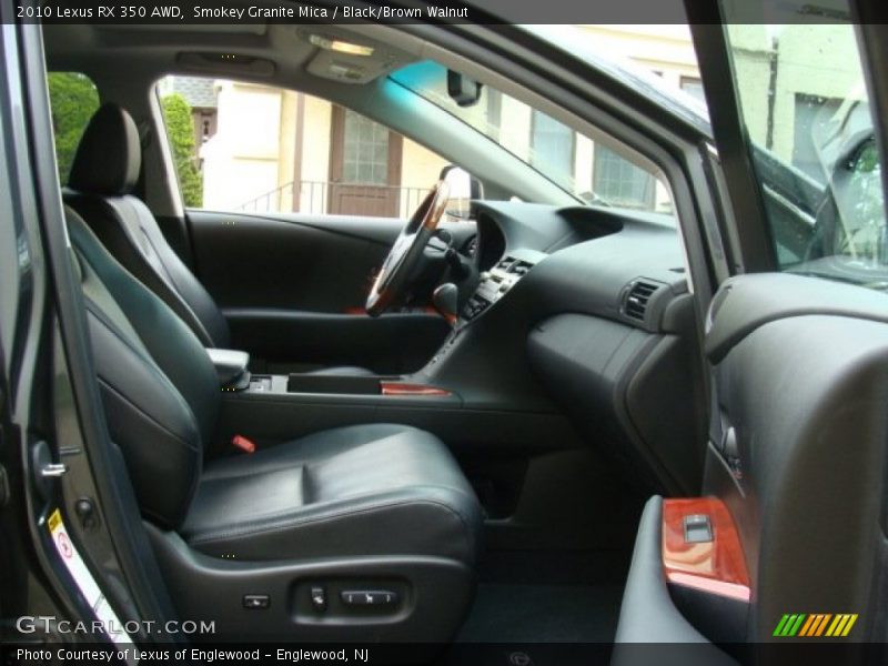 Smokey Granite Mica / Black/Brown Walnut 2010 Lexus RX 350 AWD