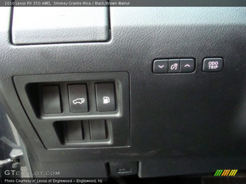 Smokey Granite Mica / Black/Brown Walnut 2010 Lexus RX 350 AWD
