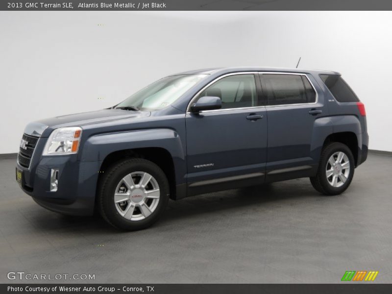 Atlantis Blue Metallic / Jet Black 2013 GMC Terrain SLE