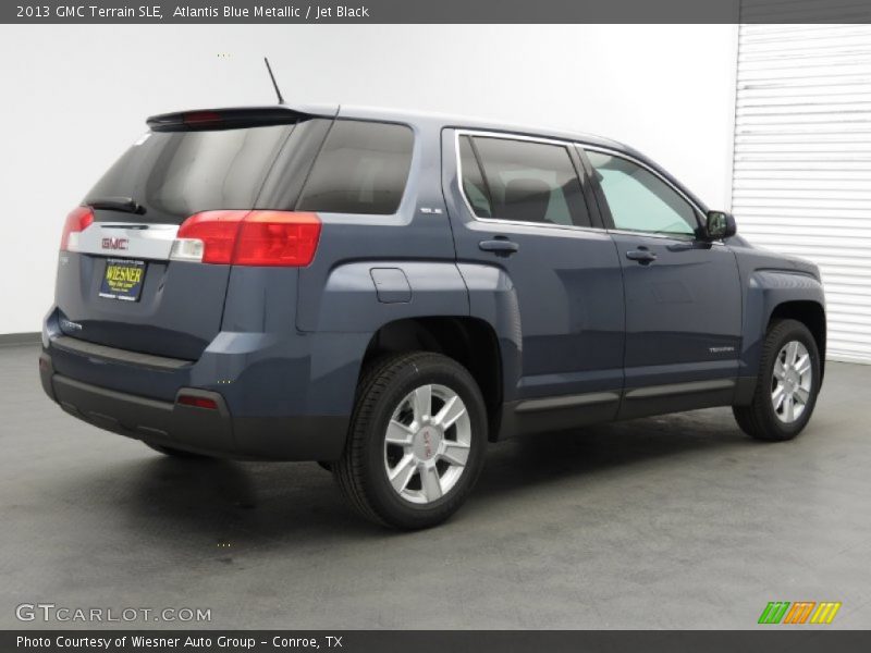 Atlantis Blue Metallic / Jet Black 2013 GMC Terrain SLE
