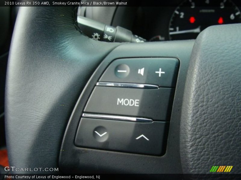 Smokey Granite Mica / Black/Brown Walnut 2010 Lexus RX 350 AWD