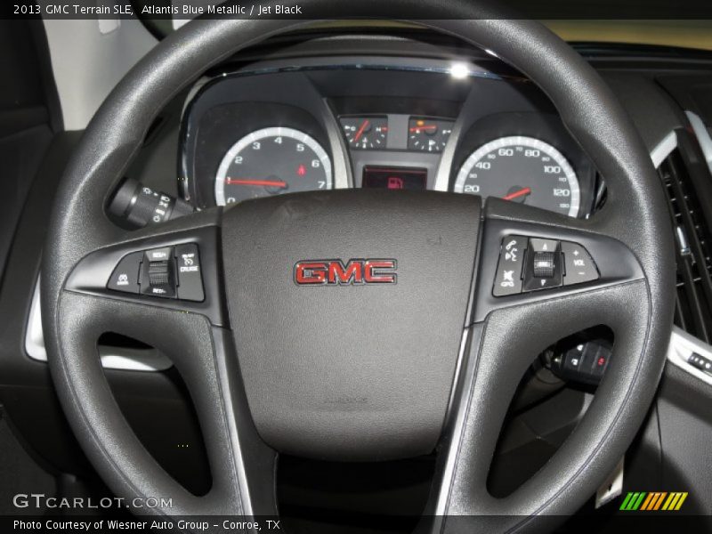 Atlantis Blue Metallic / Jet Black 2013 GMC Terrain SLE