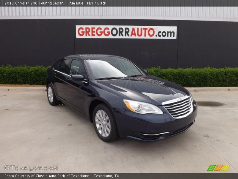 True Blue Pearl / Black 2013 Chrysler 200 Touring Sedan