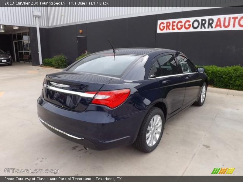 True Blue Pearl / Black 2013 Chrysler 200 Touring Sedan