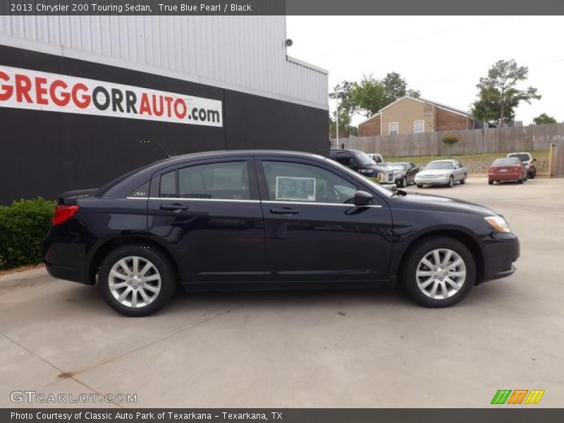 True Blue Pearl / Black 2013 Chrysler 200 Touring Sedan
